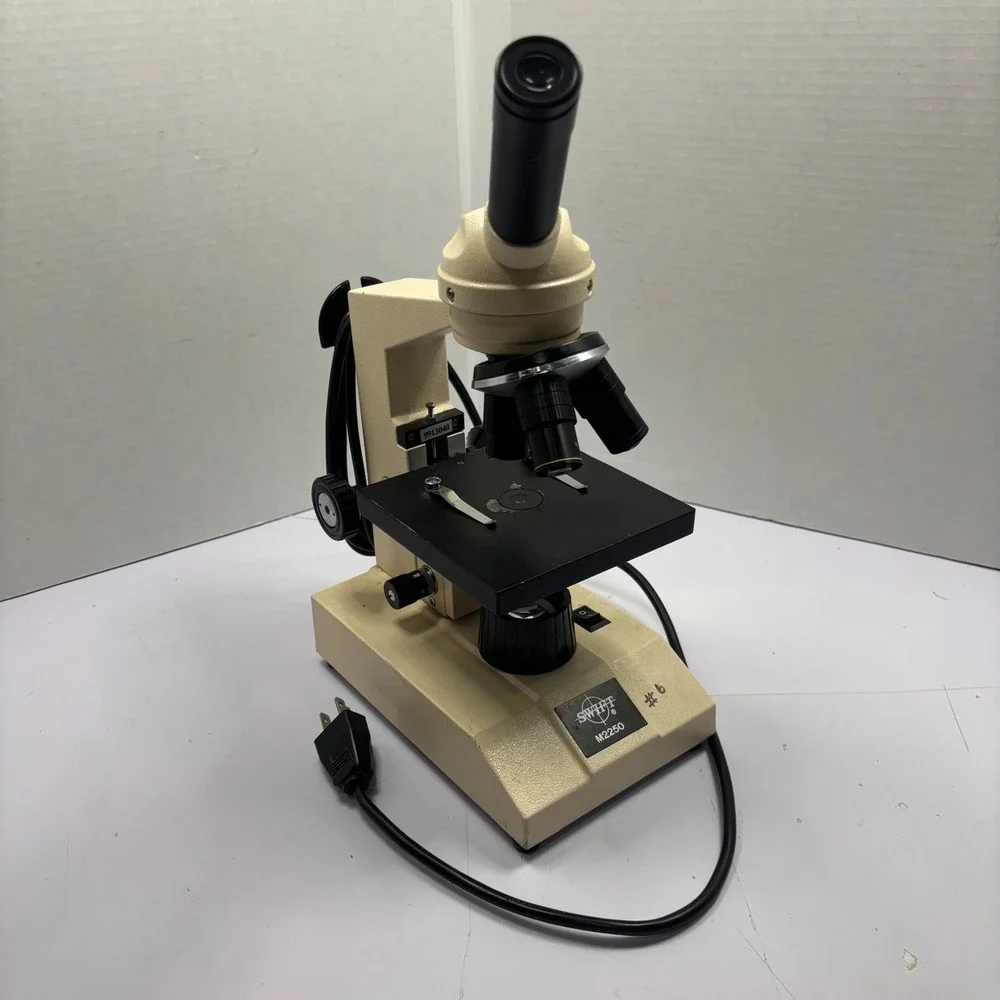 Swift Instruments M2250B Series Compound Microscope Cream Lab Scientific 120V AC